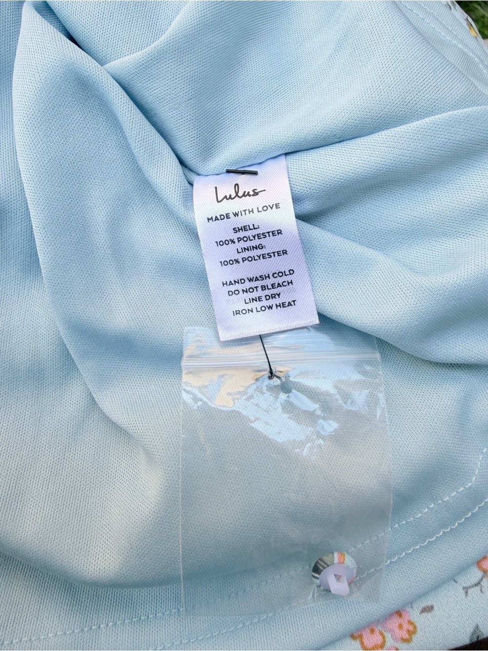 NWOT Lulu's  Floral Tiered Ruffle Mini Dress Size- M Fairy Wedding Guest Dainty - Picture 8 of 10